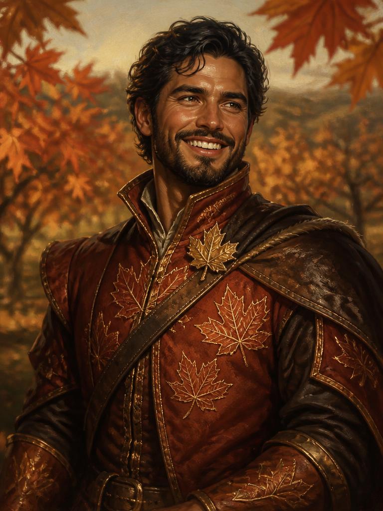 Baron of Maplegrove, painted in the style of the Evergreen court
